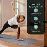Mat de yoga caucho. Marca Yogati. 2