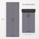 Mat de yoga caucho. Marca Yogati. 4