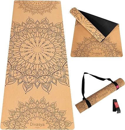 Mat yoga corcho. Marca Divasya