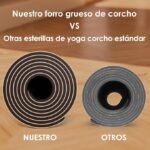 Tapete de corcho para yoga. Marca Haninj. 2
