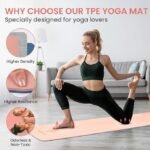 Mat de yoga 8mm. Marca Overmont. 2